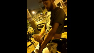 Jerking Off In Public In The Street Got Caught Multiple Times Nice Cum...