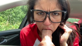 I Got Horny While Driving So I Stop To Fuck My Dildo In The Car For A ...