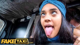 Fake Taxi Capri Lmonde Lowers her Sexy Booty onto a Big Thick Cock