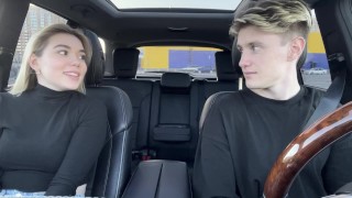 Paid for a taxi with a blowjob | in the car | outdoor