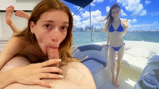 TAKING MY GF Jessica Marie ON A BOAT RIDE AND THEN TWO ROUNDS BACK AT ...