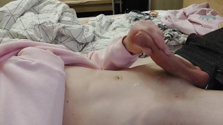 18 year old boy watches porn and masturbates