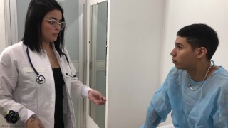 Doctor with huge ass helps her patient with his erection problem - in ...