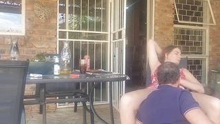 Fucking my friends cheating wife amazon position outdoor